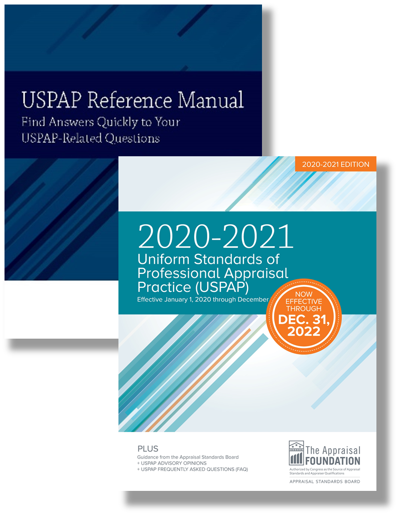 NEW 2-Book Set (PRINTED): USPAP + USPAP Reference Manual