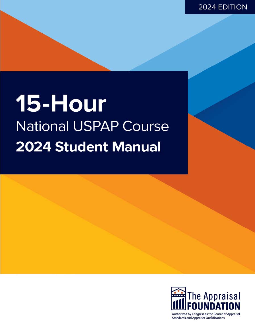 Item Detail 2024 PRINTED 15Hour USPAP Course Manual